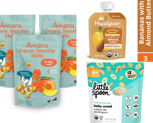 Baby or Toddler Snacks cover photo collage