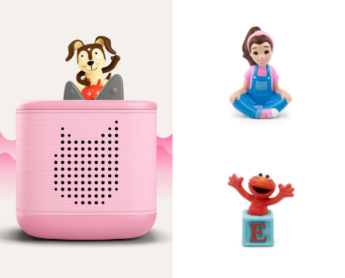 Tonies Player and Fave Figures cover photo collage