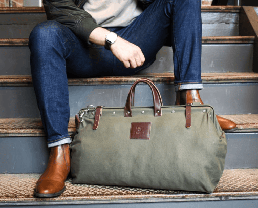 Male accessories cover photo collage