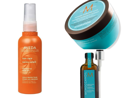 Beach-Proof Hair Essentials cover photo collage