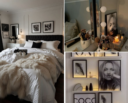 "Stockholm style" bedroom essentials cover photo collage