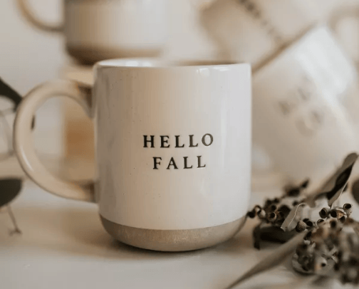 Fall Mugs cover photo collage