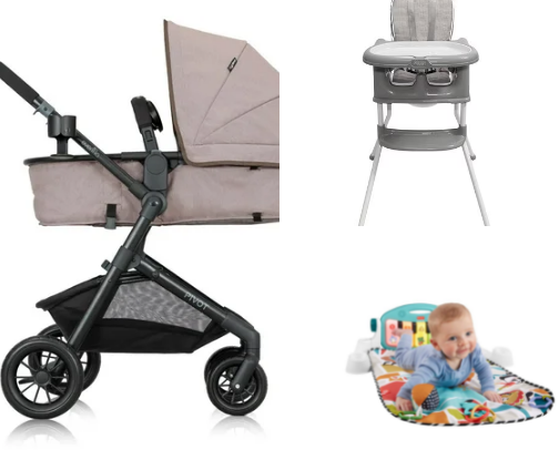 Bundle of Joy: The Ultimate Baby Essentials Checklist cover photo collage