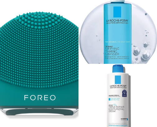 Skin care cover photo collage