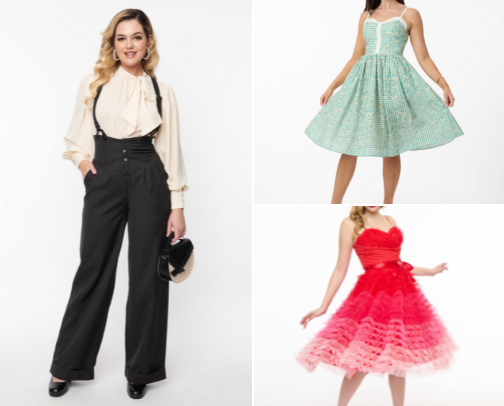Date Night Outfits-Retro Style! cover photo collage