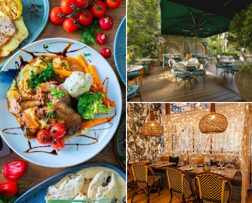 Restaurants near me cover photo collage
