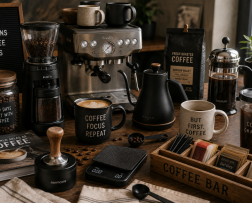 Coffee Lovers cover photo collage