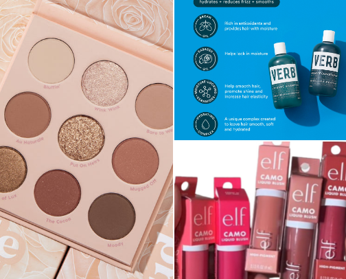 My favorite beauty recs cover photo collage