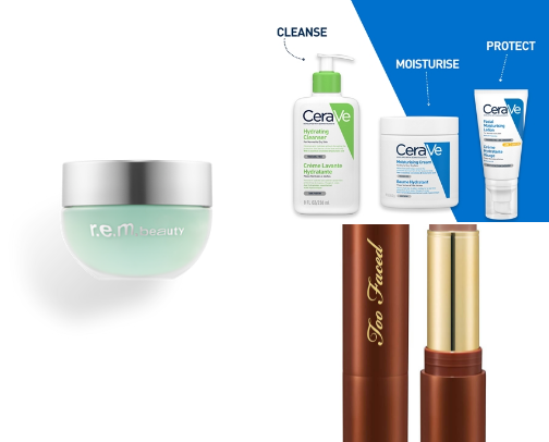 My favorite beauty recs cover photo collage