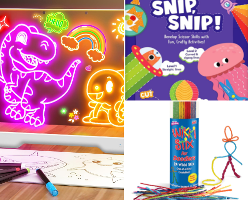 Kids Art Supplies cover photo collage
