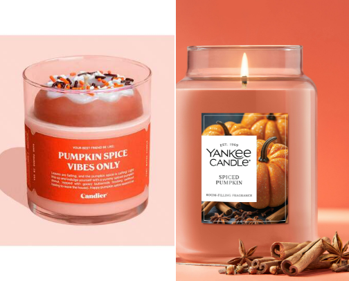 Pumpkin Spice Candle cover photo collage