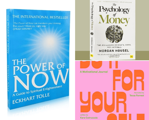 motivational books cover photo collage