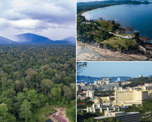 Vacation in Sabah-Sarawak, East Malaysia cover photo collage