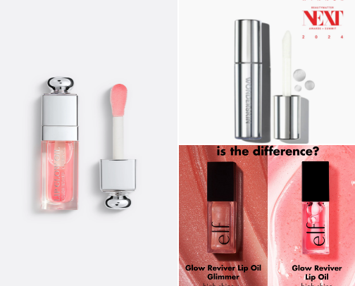 Lip products worth the hype 👄 cover photo collage