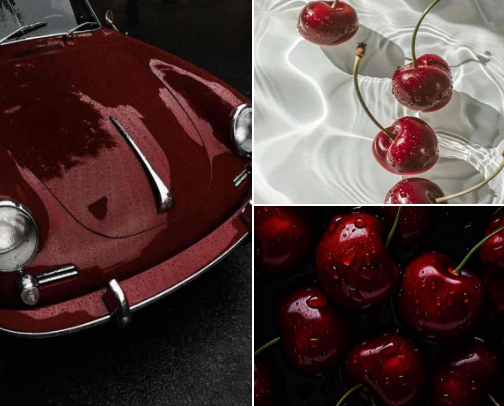 Cherry 🍷🍒 cover photo collage
