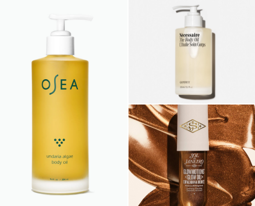 ✨ Clean Girl Body Oils for Glassy, Glowy Skin cover photo collage