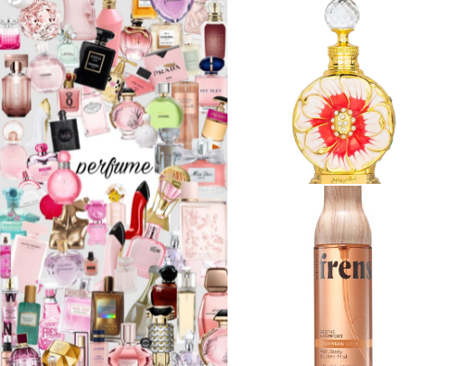Favorite perfumes for every mood cover photo collage