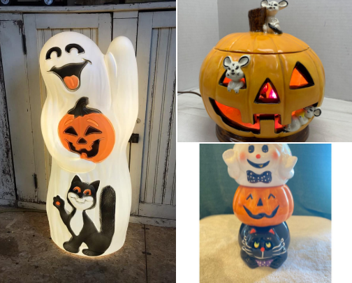 🎃The October Archives: Vintage Halloween House cover photo collage