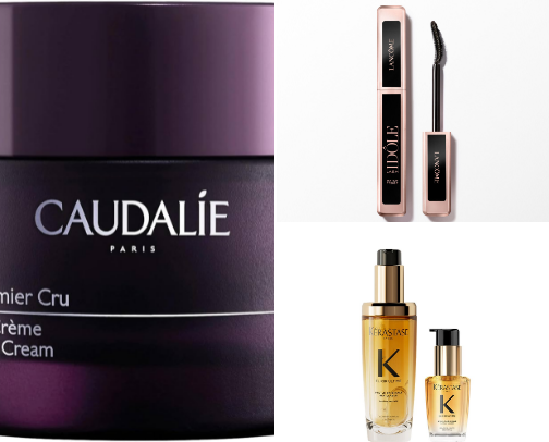 All the Best: Skin. Make Up. Perfume. Hair. cover photo collage