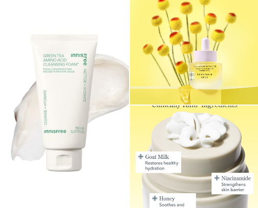 Skincare for Every Budget? Let’s narrow it down a bit ✨ 3 favs, 5 categories, unlimited options ✨ cover photo collage