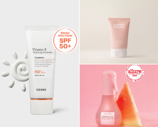 skincare must haves 🌊 cover photo collage