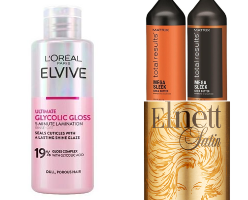 Hair Products For Frizzy Hair cover photo collage