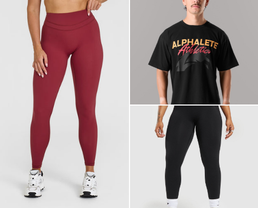 My gym ootd favs cover photo collage