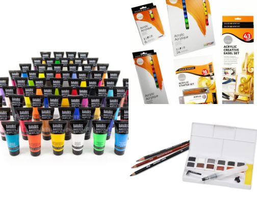 Art Supplies I use and recommend cover photo collage