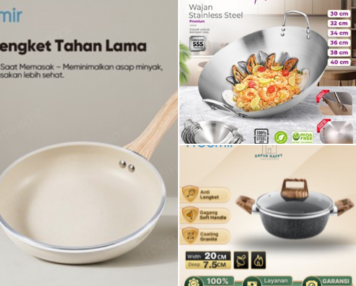 Peralatan masak cover photo collage