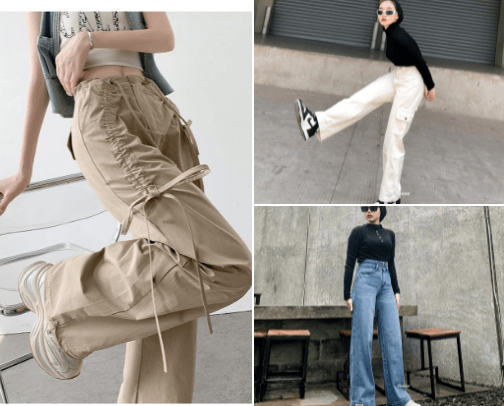 Pants & jeans cover photo collage