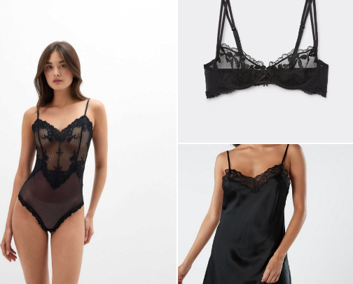 Black, Lace & Gold 💋 cover photo collage