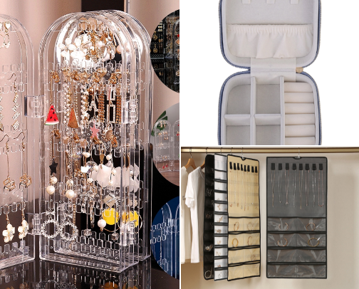 Walmart Jewelry Organizers Under $15 That Stop Tangled Necklaces cover photo collage