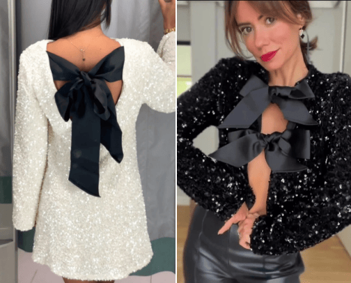 H&M viral dress & vest cover photo collage