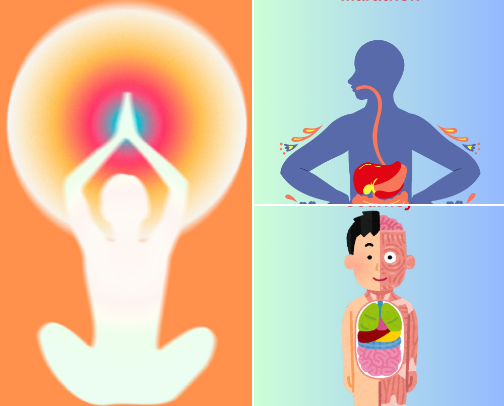 THE AFTER-MEAL RESET: A COMPLETE GUIDE TO YOGA FOR DIGESTION AND ENERGY cover photo collage