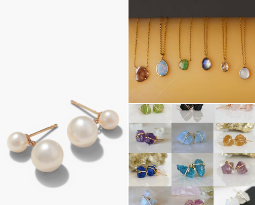 Delicate Handcrafted Jewellery cover photo collage