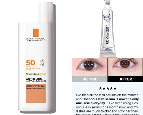 My favorite skincare recs cover photo collage