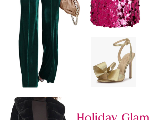 Holiday Glam from Amazon cover photo collage