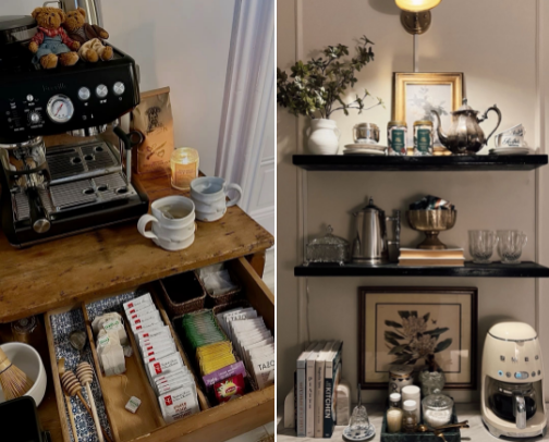 Home Coffee/Tea Bar Essentials cover photo collage