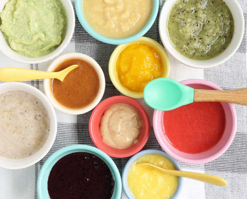 Baby Purées 101 | Homemade Baby Food Essentials + Feeding Must Haves cover photo collage