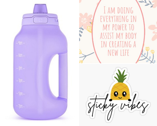 Ivf is tough but so are you 🧡🍍 cover photo collage