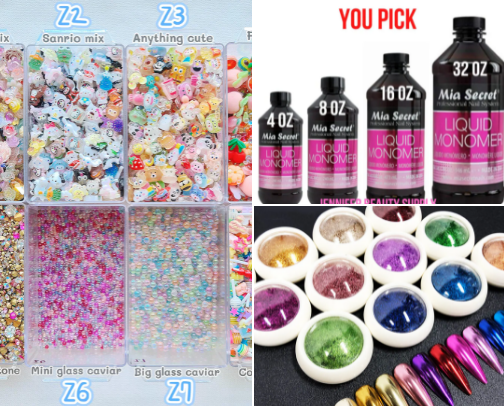 Nail tech supplies i love 😍 cover photo collage