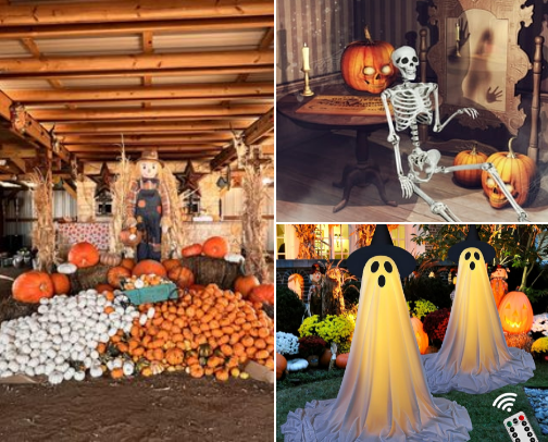 Spookie season!! 👻 cover photo collage