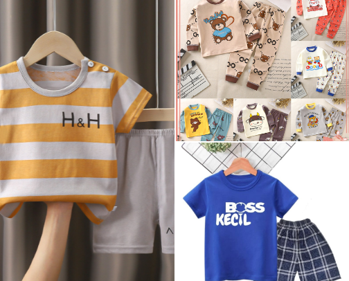 Fashion anak laki-laki dan yang lainnya cover photo collage