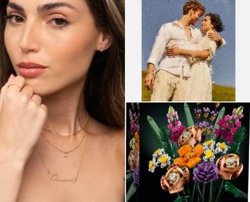 Valentine’s day present ideas 💌♥️☘️ cover photo collage