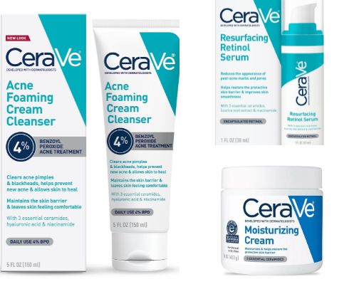 Skincare essentials cover photo collage