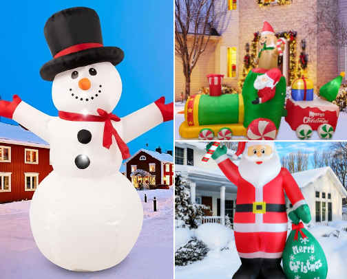 Outdoor/External Christmas Decorations cover photo collage