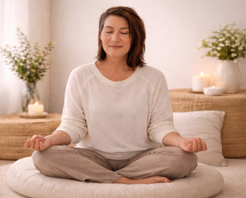 Calm Vibes Only: My Meditation Picks cover photo collage