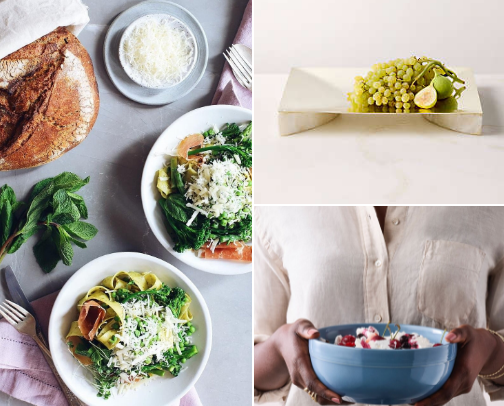 🤍 Large Serving Platters cover photo collage