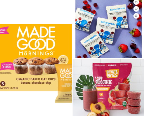 Favorite Drinks & Snacks cover photo collage