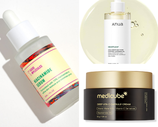 SKINCARE MUST HAVES OILY/COMBO SKIN 🥒 cover photo collage
